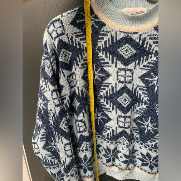 Vintage AJ Brandon Cropped Sweater Size L - Picture 2 of 4